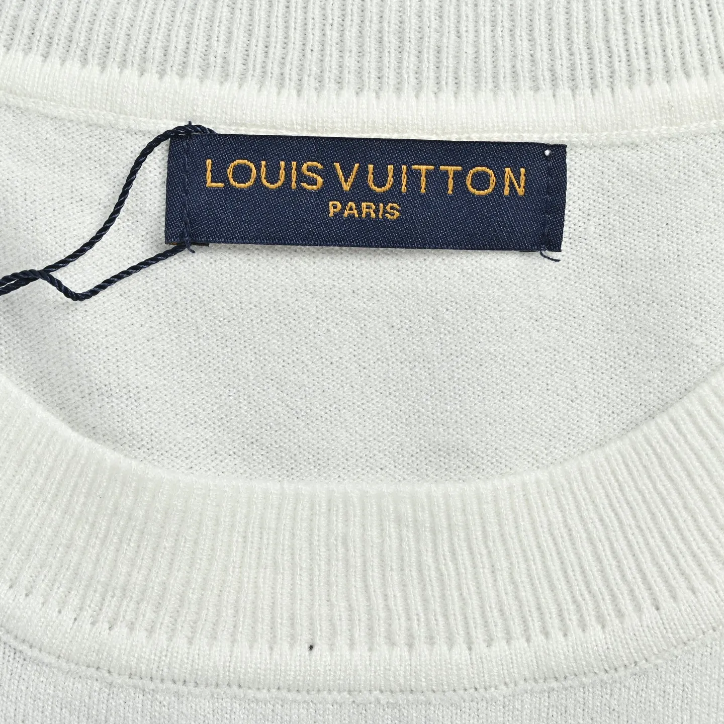 Louis Vuitton/Louis Vuitton portrait jacquard wool knit short sleeves